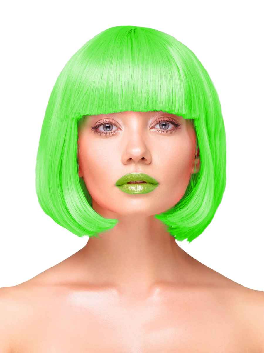 Perukas "neon green"