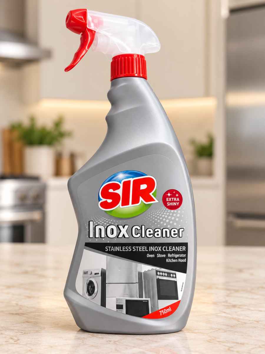 SIR INOX CLEANER nerūdijančio plieno valiklis, 750 ml